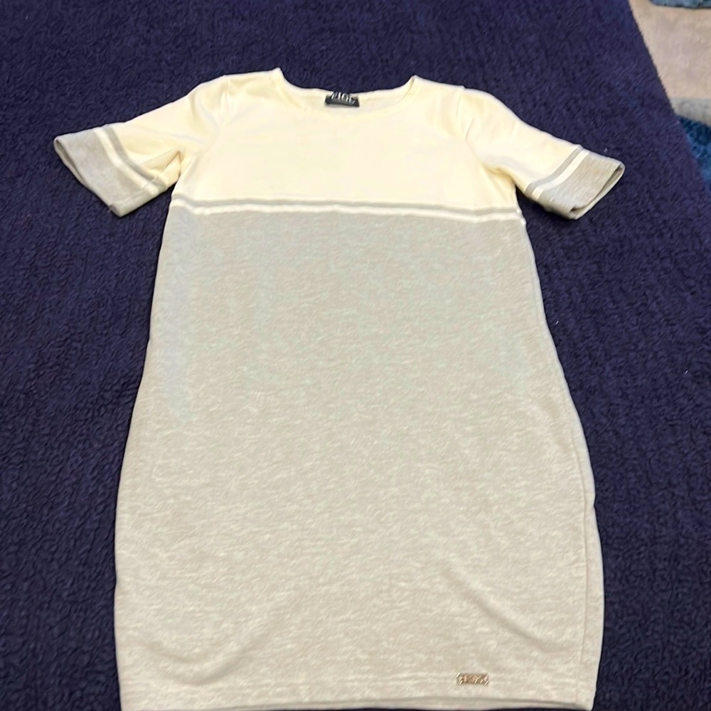 Fitted Trendy Sweatshirt Dress